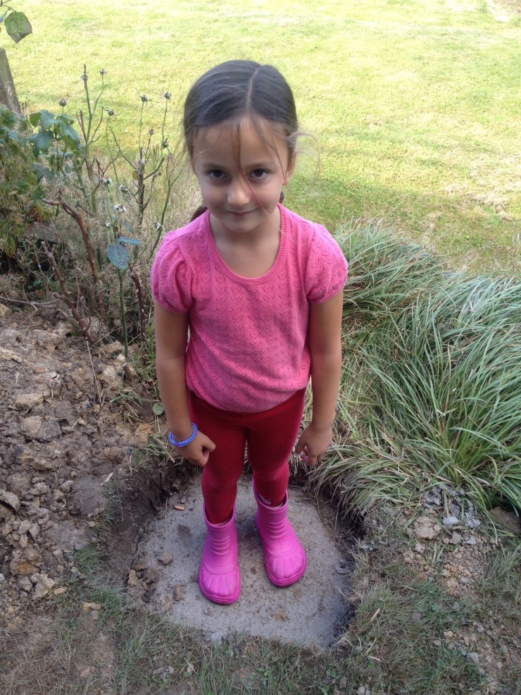 20140821 Testing the balcony footing