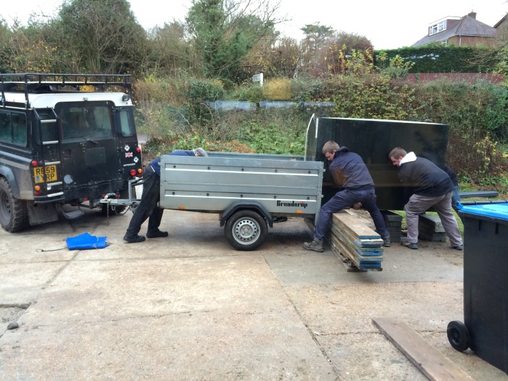 20141207 Oil Tank Removal