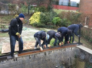 20150205 Balustrade install 2